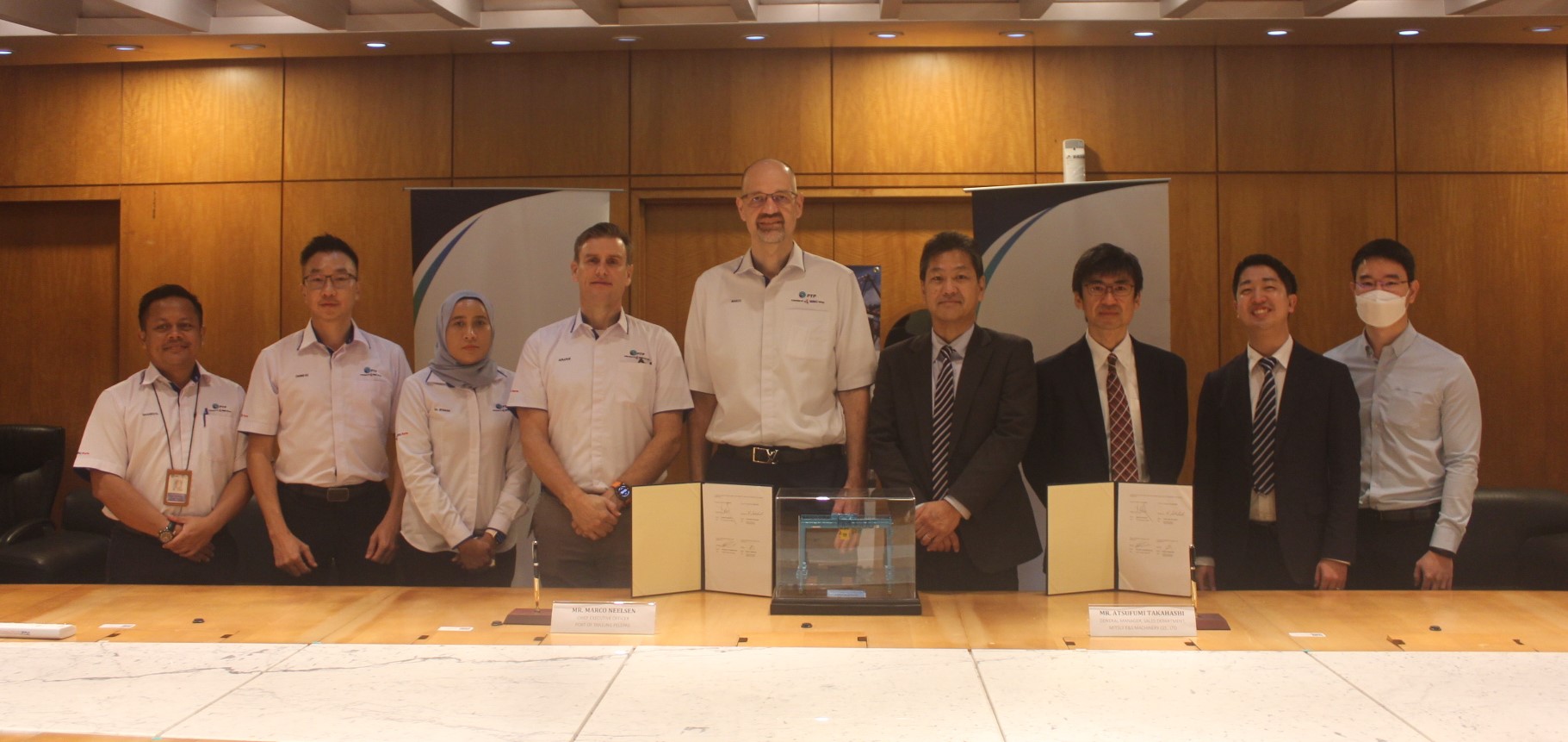 PTP INKS AGREEMENT WITH MITSUI E&S CO., LTD.